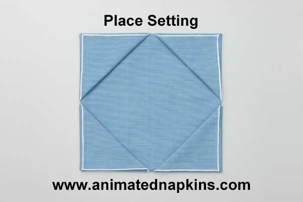 Animation: Place Setting Folding (Flat Start)