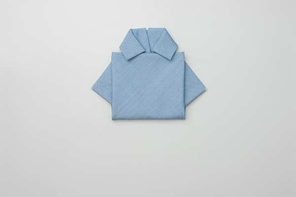 Napkin Shirt Folding (Flat Start)