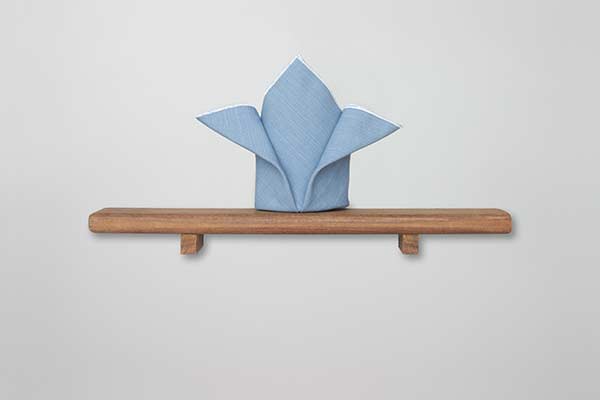 Napkin Three Corner Hat Folding (Triangle)